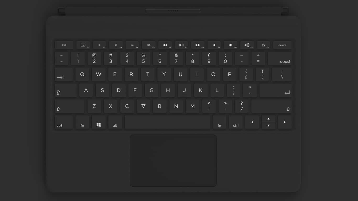 The V Wireless keyboard has backlit keys and the trackpad is "Windows precision touch pad certified."