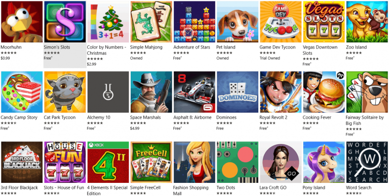 Casual Games Store - Microsoft Apps