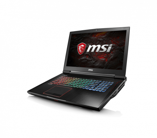 MSI laptop with Geoforce GTX10