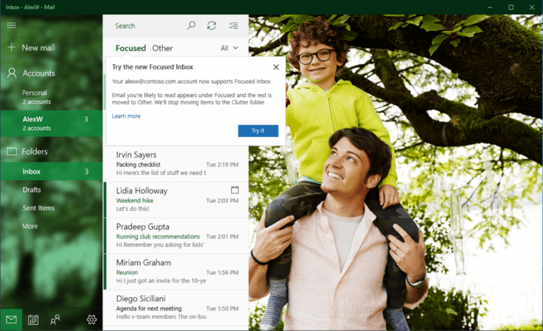 Focused Inbox