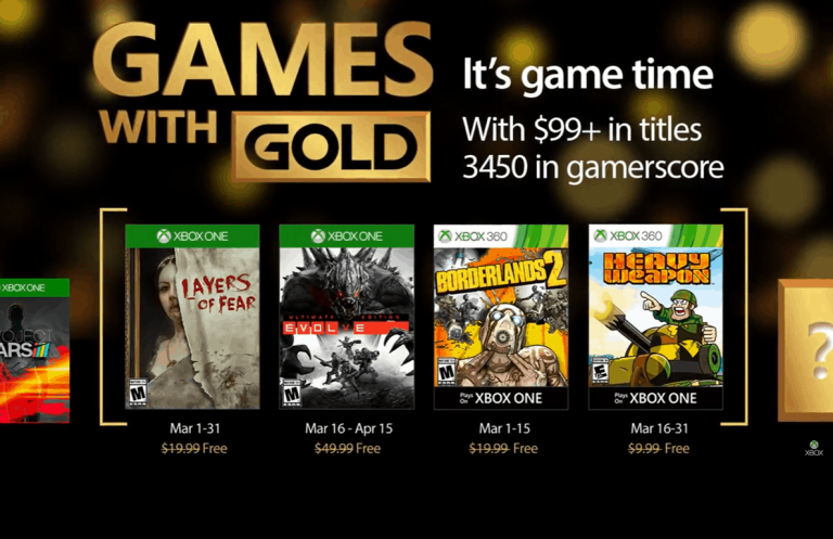 March 2017 Games with Gold