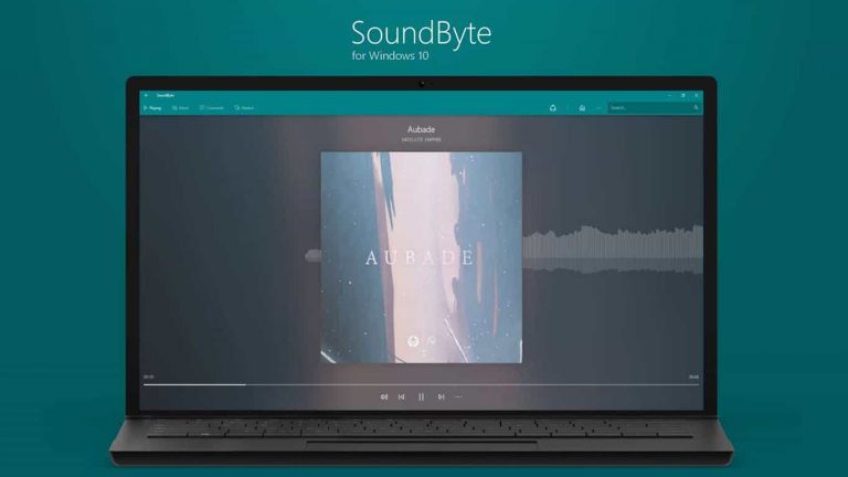Soundbyte app on Windows 10
