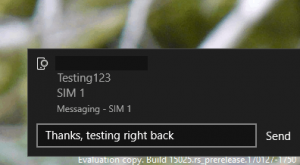 Messaging Everywhere testing build 15025