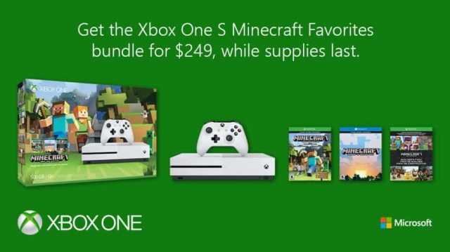 Minecraft Xbox One S Bundle