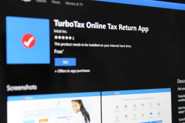 Turbo Tax UWP App