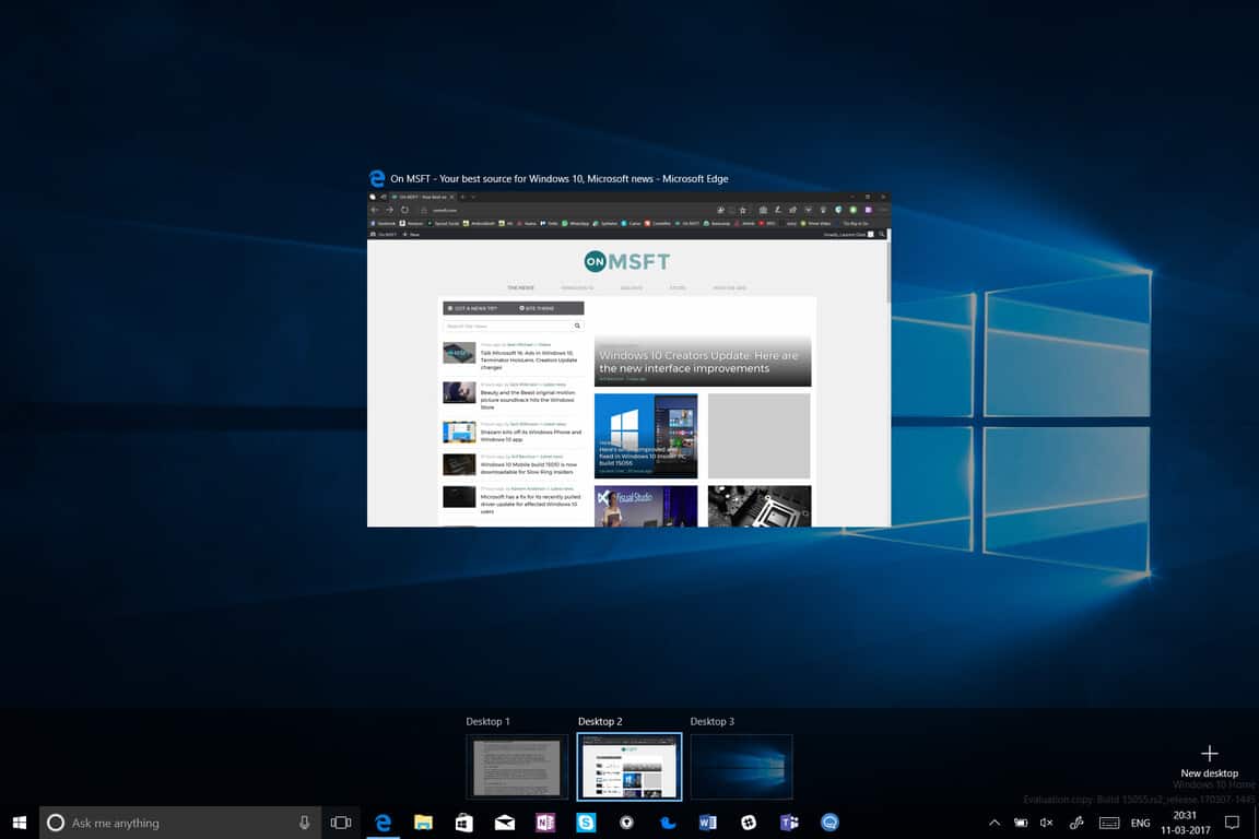 How Windows 10's virtual desktops keep me productive all day long 