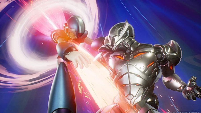 Megaman and Ultron in Marvel vs. Capcom: Infinite on Xbox One