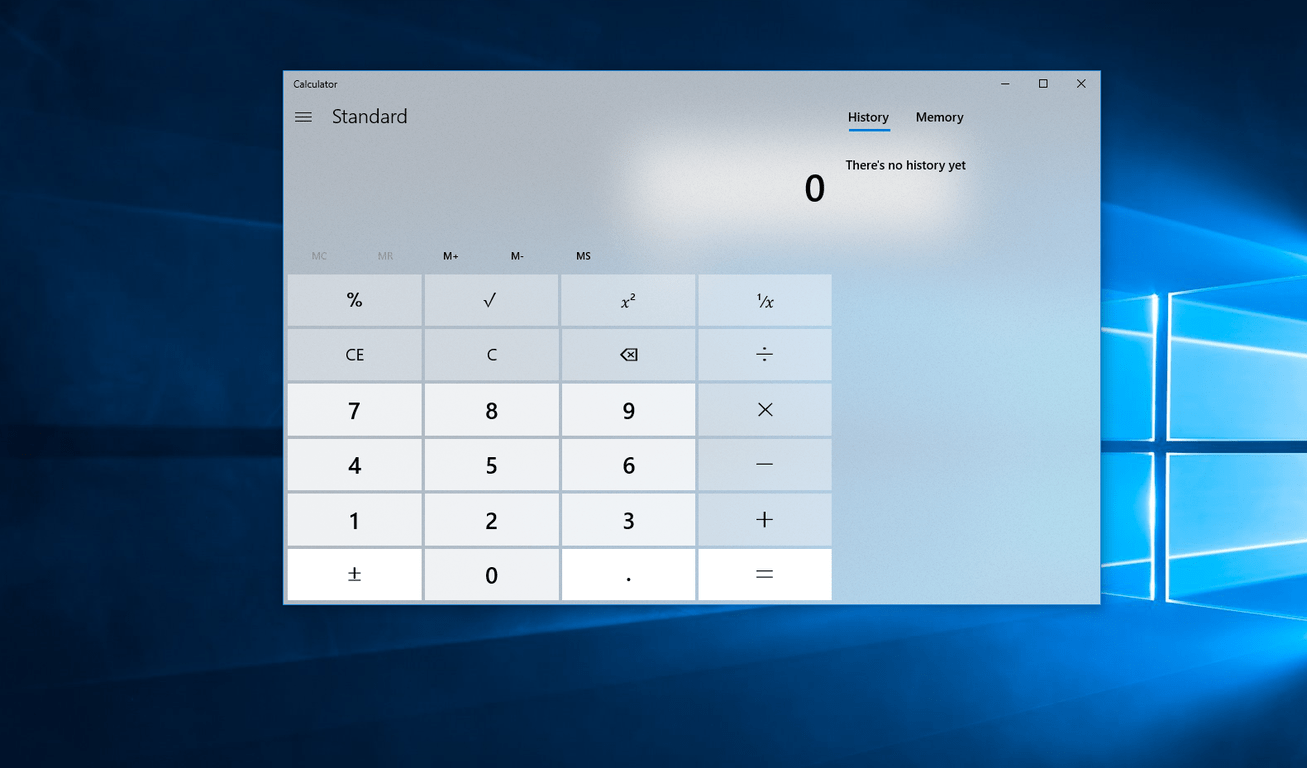 Fluent Design Calculator