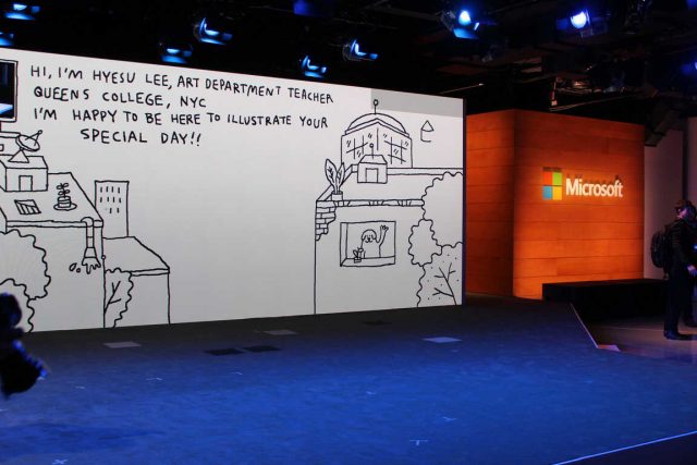 Stage for May 2nd Microsoft Education Event