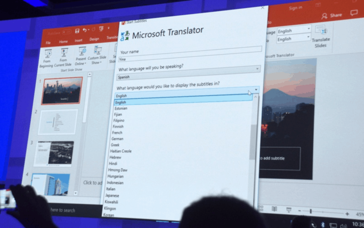 Microsoft’s Presentation Translator Plugin Can Translate Your ...