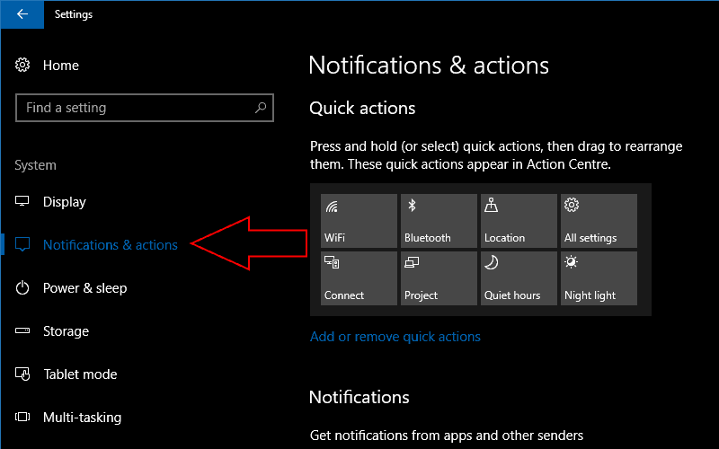 How to manage your notifications in Windows 10
