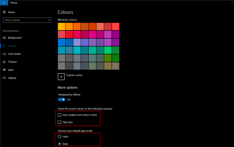 How to set your own accent colour in the Windows 10 Creators Update ...