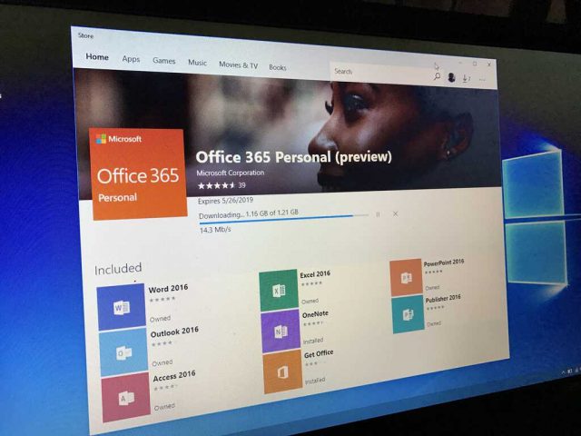 Office 365 Windows Store