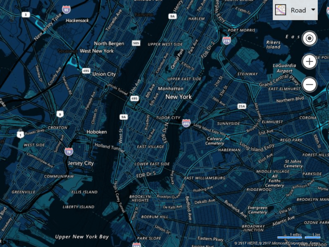Bing Maps V8 Web Control Custom Map Styles