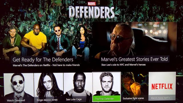 Marvel's The Defenders on Netflix / Xbox One