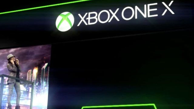 Xbox One X at Gamescom 2017 in Germany