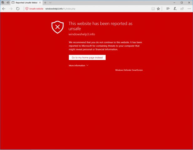 Microsoft, Windows 10, phishing, tech support scams