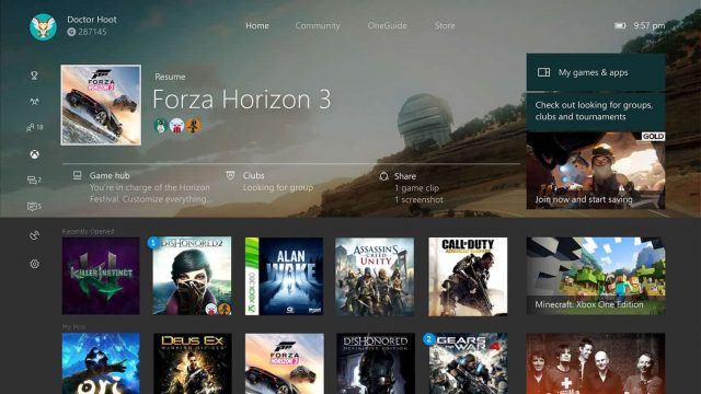 Fan-Made Xbox One Dashboard
