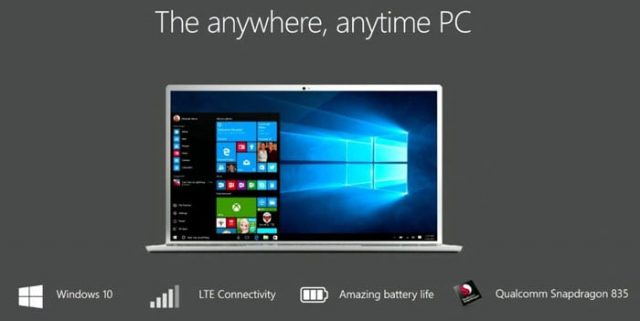 Microsoft, Windows 10, Snapdragon 835, ARM