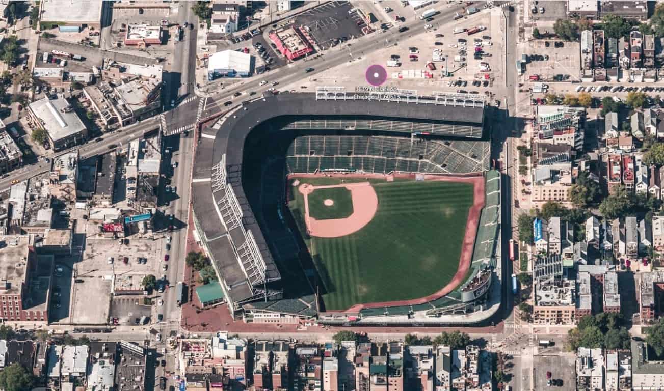 Bing Maps Adds New Areas Of Birds Eye Imagery OnMSFT Com   WrigleyField ChicagoIL 