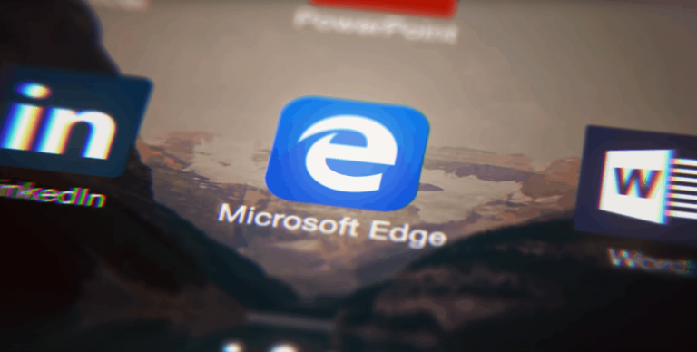 Microsoft Edge app on ios