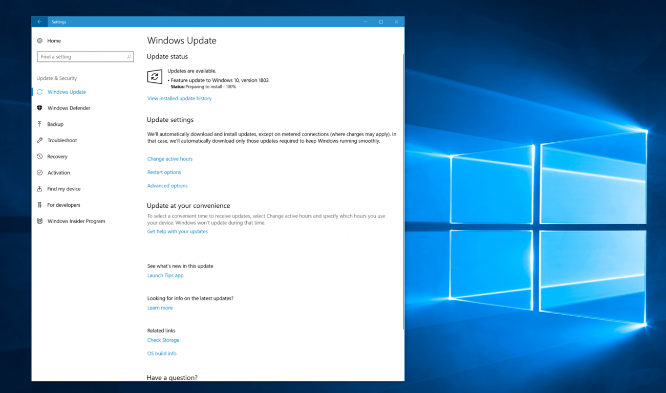 windows 10 pro april 2018 download