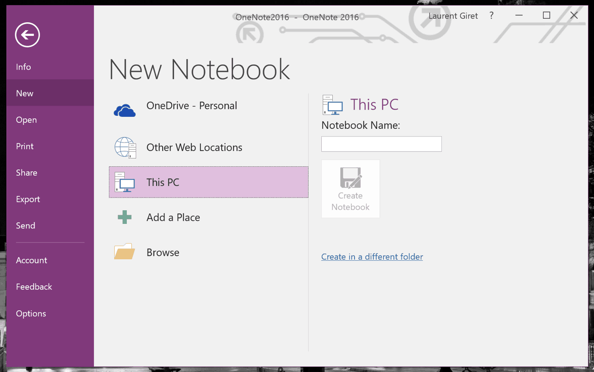 use local files in onenote for mac