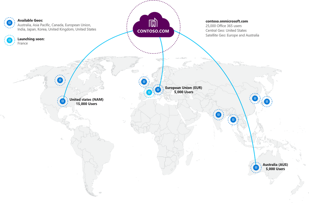 Office 365 introduces Multi-Geo to control where your data is stored OnMSFT.com April 17, 2018