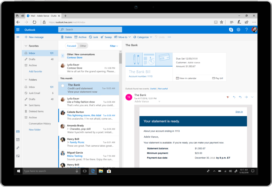 Microsoft unveils new Outlook features coming to all ...