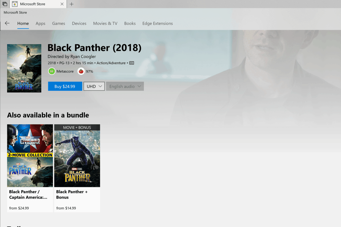 Microsoft, microsoft store, black panther