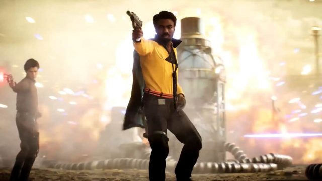 Lando and Han Solo in Star Wars Battlefront II on Xbox One