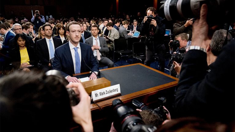 Facebook, Microsoft, Google, Apple sitting in front of congress