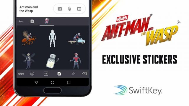 Microsoft's SwiftKey keyboard gets exclusive Ant-Man and The Wasp stickers
