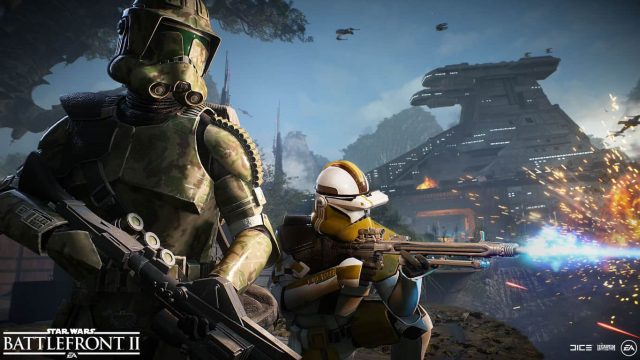 Clone Troopers in Star Wars Battlefront II on Xbox One