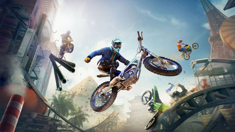 Trials Rising video game on Xbox One