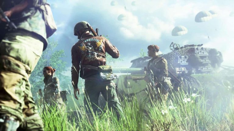 Battlefield V video game on Xbox One