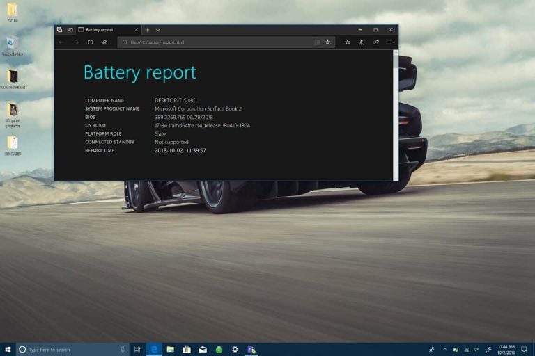 Microsoft, Windows 10, Battery, Settings, How-To, Battery Report