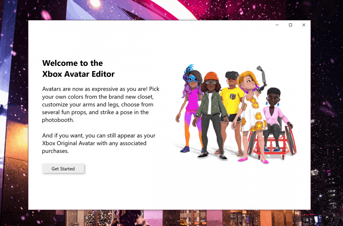 Xbox Avatar Editor is now generally available for all