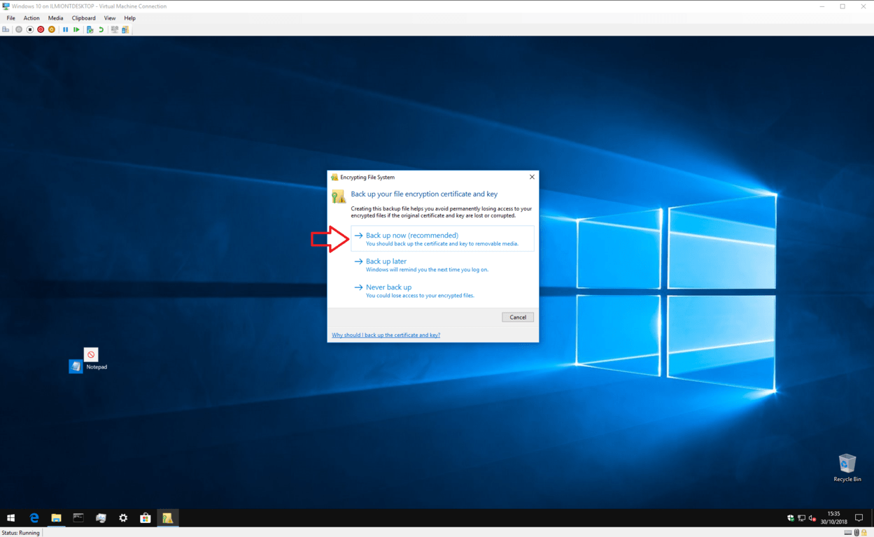 how to lock a folder on windows 10