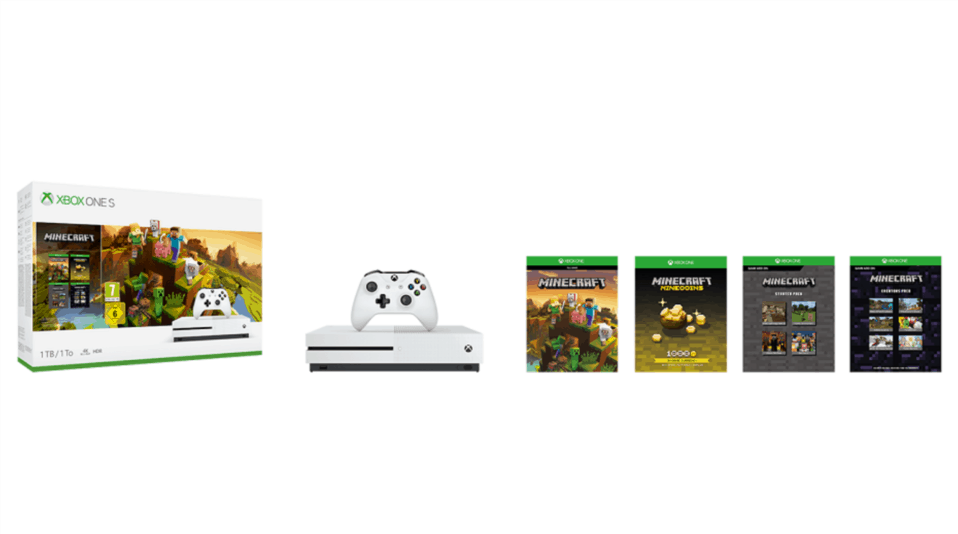 Xbox One S Minecraft Creators Bundle 