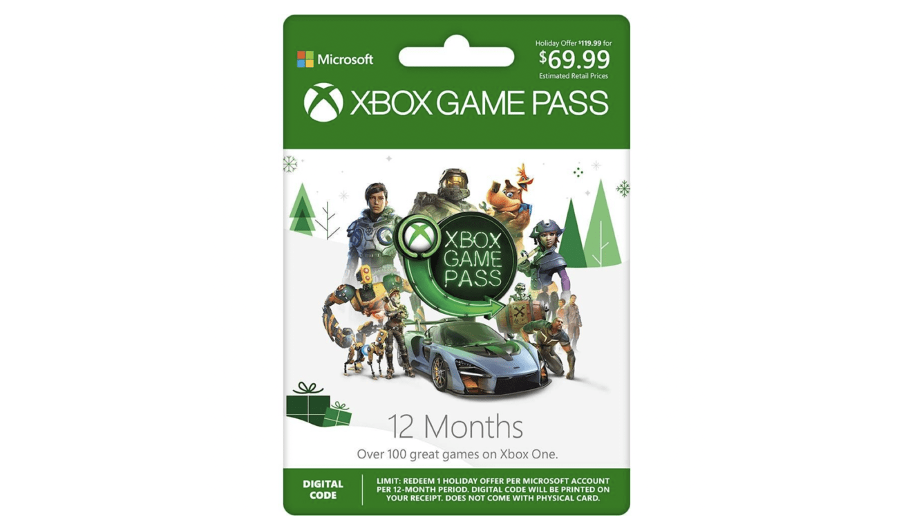xbox game pass physical card