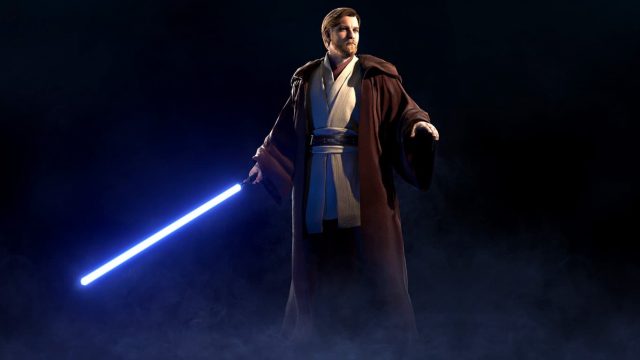 Obi-Wan Kenobi in Star Wars Battlefront II video game on Xbox One