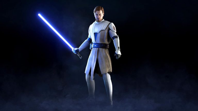 Obi-Wan Kenobi in Star Wars Battlefront II video game on Xbox One