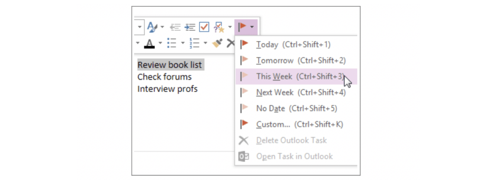 sticky notes on outlook for mac