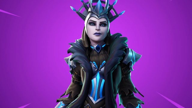 Ice Queen in Fortnite video game on Xbox One