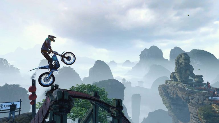 Trials Rising video game on Xbox One