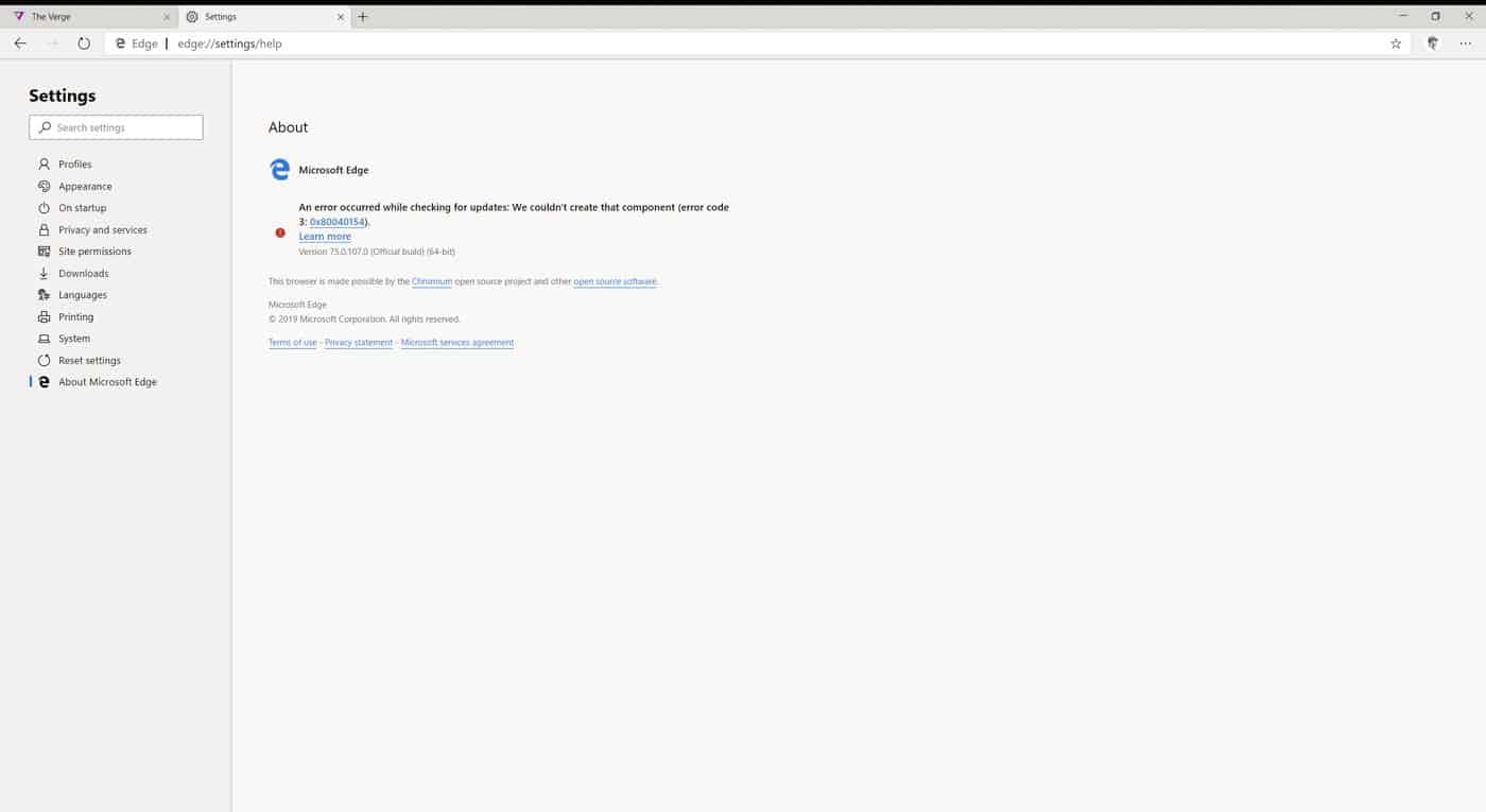 Microsoft Edge - Chromium