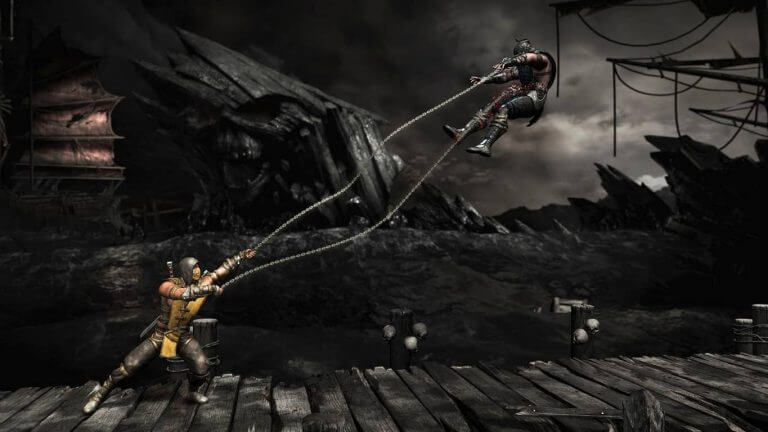 Mortal Kombat X video game on Xbox One