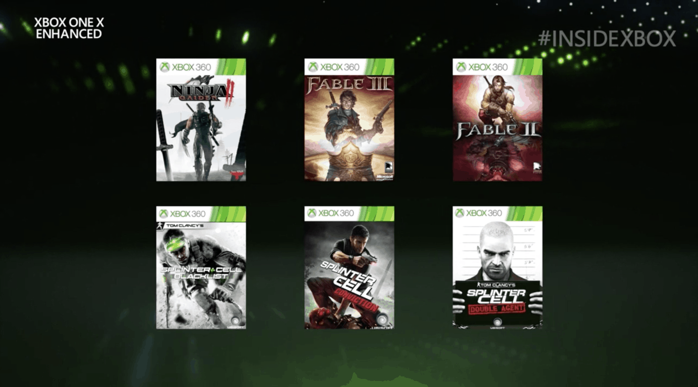 xbox 360 games compatible with xbox one x