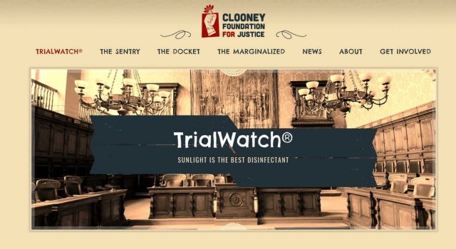 TrialWatch The Clooney Foundation